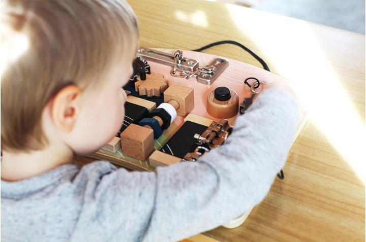 Actual product image small foot Motor Activity Board Locks and Rotation
