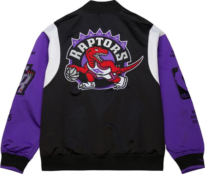 Actual product image Mitchell & Ness M&N Heavyweight Satin Jacket NBA Toronto Raptors - L (L)