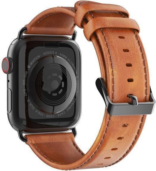 Produktbild Dux Ducis Business Series Echtleder Ersatz Armband (44 mm, 45 mm, 42 mm, Echtleder, Apple Watch Series 1, Apple Watch Series 2, Apple Watch Series 3, Apple Watch Series 4, Apple Watch Series 5, Apple Watch Series 6, Apple Watch Series 7, Apple Watch Series 8, Apple Watch Series 9, Apple Watch SE)