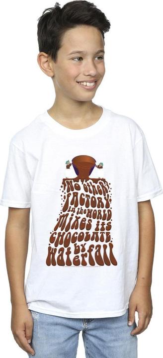 Immagine prodotto Willy Wonka & the Chocolate Factory Chocolate Waterfall Maglietta Ragazzi (104)