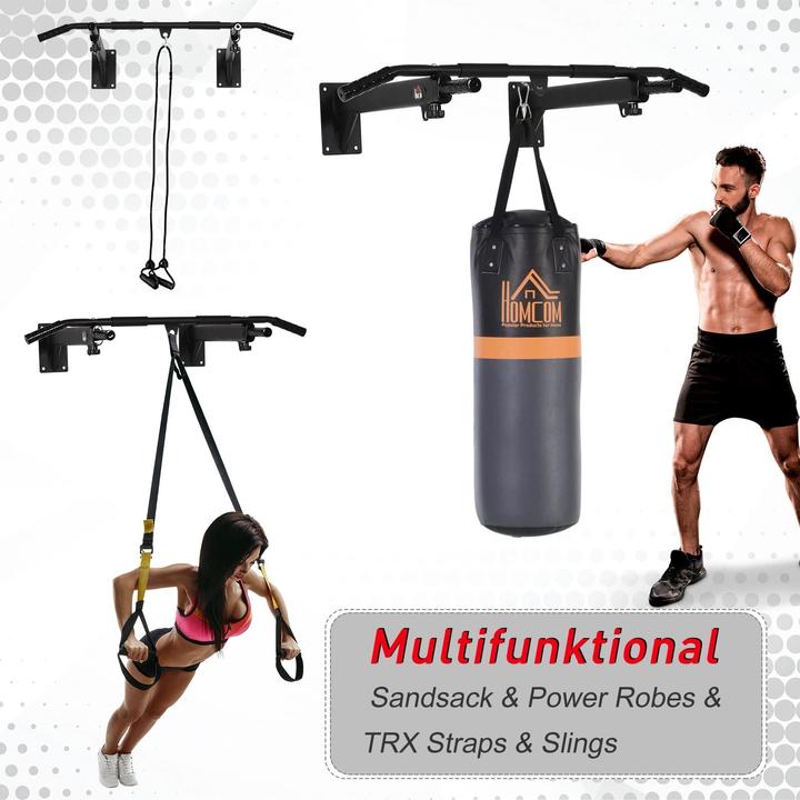 Image du produit Jamb Barre de traction avec support pour sac de boxe