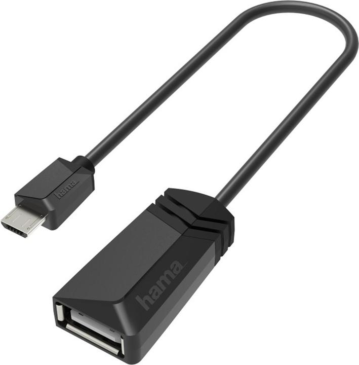 Actual product image Hama USB Adapter Micro USB Type A (M) to USB Type A (W) (USB 2.0)
