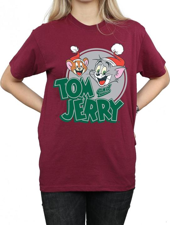 Image du produit Tom & Jerry - T-shirt CHRISTMAS GREETINGS - Femme (L)