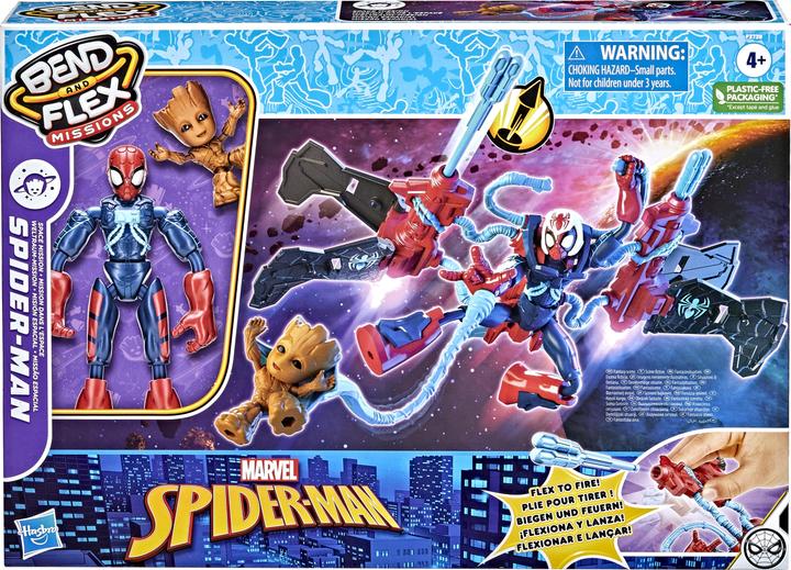 Produktbild Hasbro Bend & Flex Spiderman Space Mission Jet
