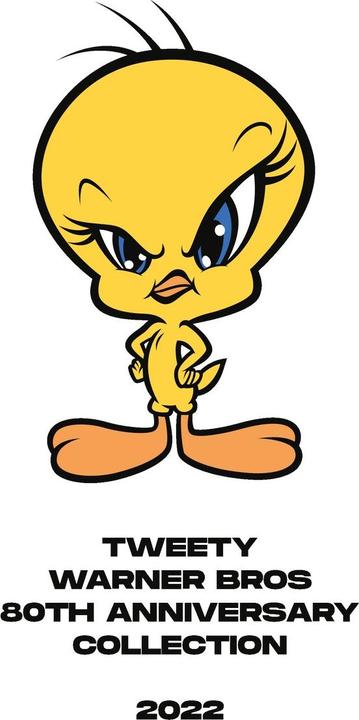 Actual product image Tweety Unisex Adult 80th Anniversary Hoodie (M)