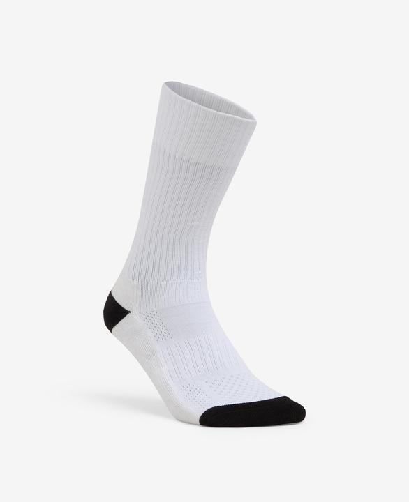 Produktbild Kipsta Damen/Herren Handball Socken Mid - H500 1 Paar weiss/schwarz (31, 34)