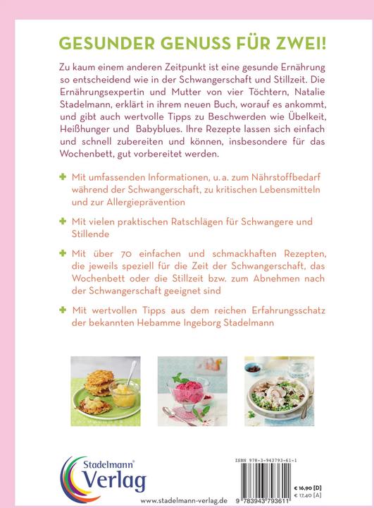 Produktbild Ernährung in Schwangerschaft & Stillzeit (Deutsch, Natalie Stadelmann, 2022)