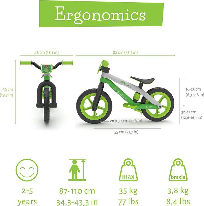 Immagine prodotto Chillafish Bici da corsa BMXie (12")