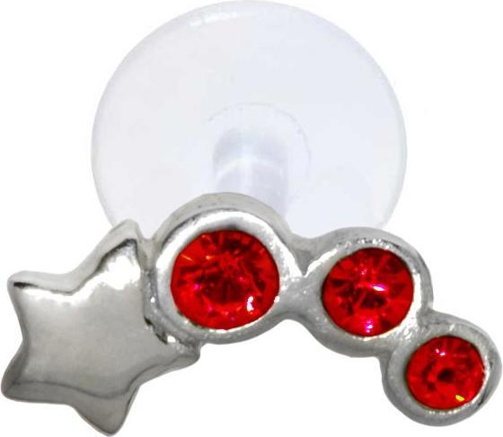 Produktbild Bijouteria Ohrpiercing (Bioplast, Kristall, Silber 925)