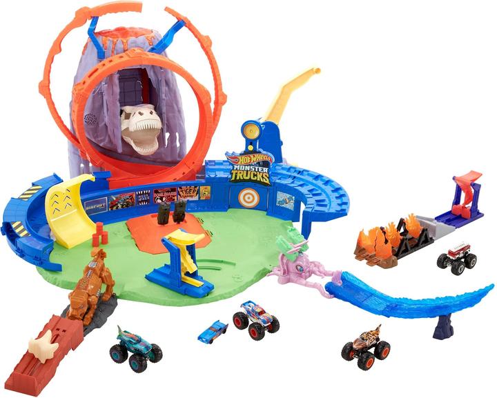 Hot Wheels Monster Trucks Vulkan Arena Spielset