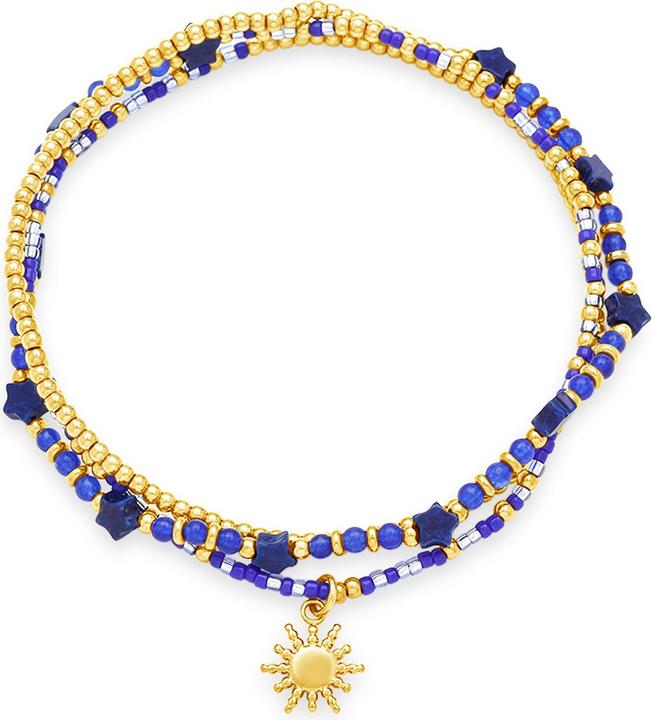 Bleu, Or jaune