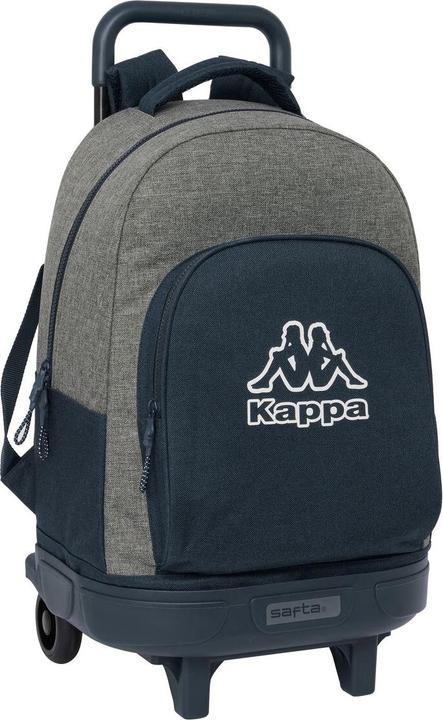 Kappa Schulrucksack mit Rädern Dark navy Grau Marineblau 33 X 45 X 22 cm