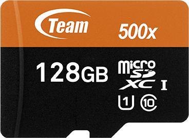 Actual product image Team Group Team - Flash memory card - 128 GB - UHS Class 1 / Class10 (128 GB, microSDXC, U1, UHS-I)