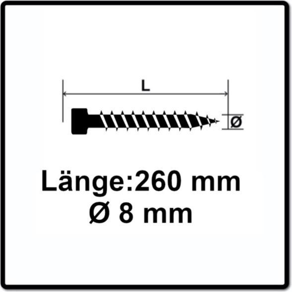 Produktbild Spax Zylinderkopfschrauben (50 Schrauben pro Stück)