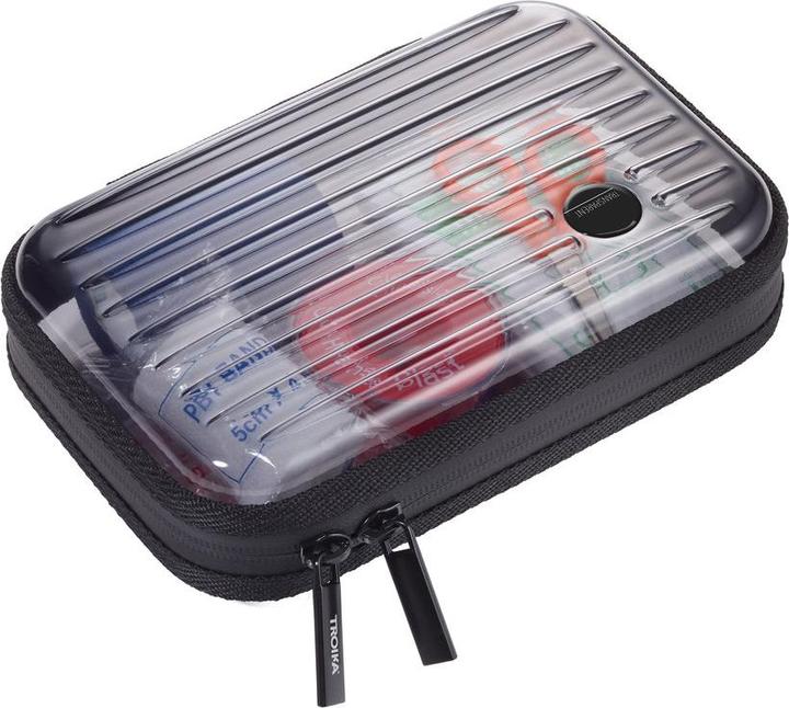 Image du produit Troika CLEAR CASE Etui de voyage, noire/transparent (Housse)