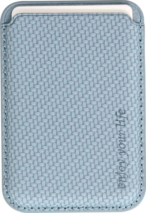 Produktbild PhoneLook Magnetischer Kartenhalter Wallet Carbon Effekt Kompatibel mit MagSafe (Apple iPhone 12)