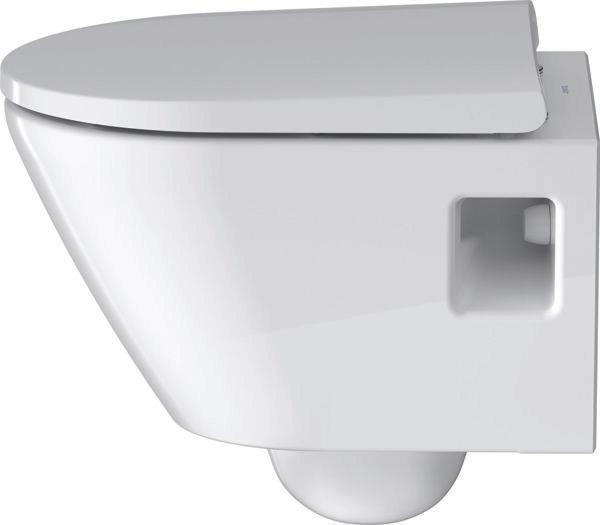 Produktbild Duravit Wand-Tiefspül-WC D-NEO Compact rimless HygieneGlaze weiss