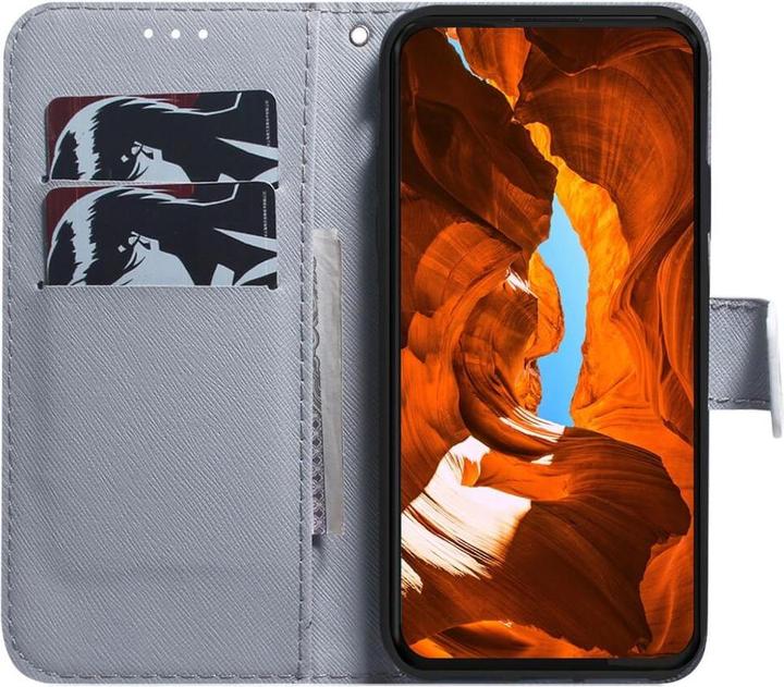 Actual product image Cover-Discount Nokia G42 - Leather Case Cover Tiger-Copy (Nokia G42)