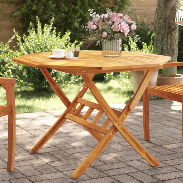 Immagine prodotto VidaXL Gartentisch Klappbar Ø110 x 75 cm Akazie (110 cm)