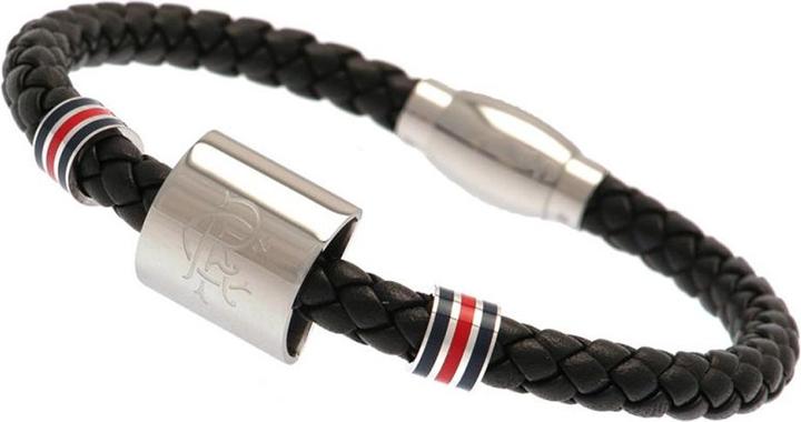 Produktbild Rangers FC Ring Armband Leder Edelstahl (100% synthetisches Material)