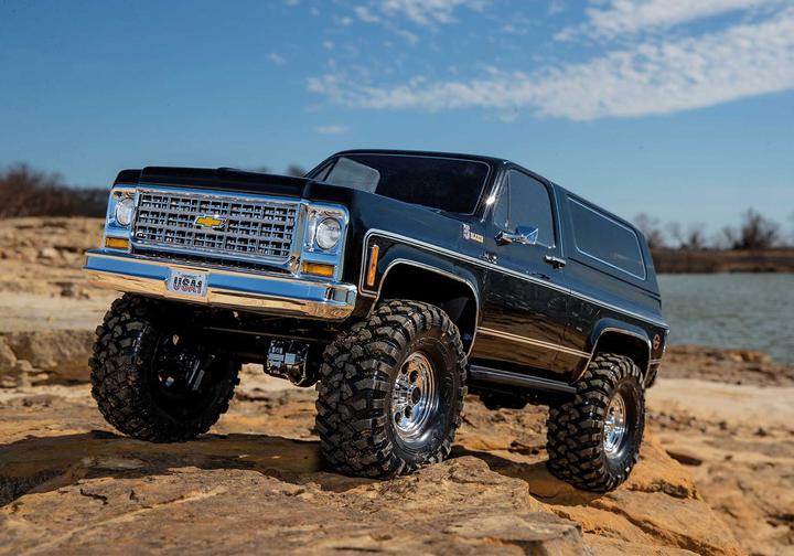 Image du produit Traxxas TRX-4 79 Chevy Blazer noir 1/10 Crawler RTR Brushed, Clipless, sans batterie ni chargeur (RTR Prêt à fonctionner)