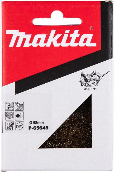 Immagine prodotto Makita Spazzola metallica in acciaio Ottone placcato