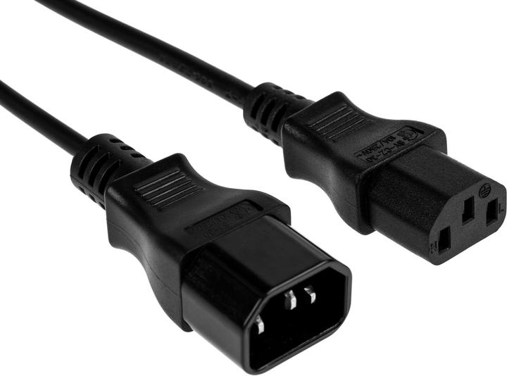 Furber Extension cable C13-C14 3.0 m Black (3 m, C13, C14)