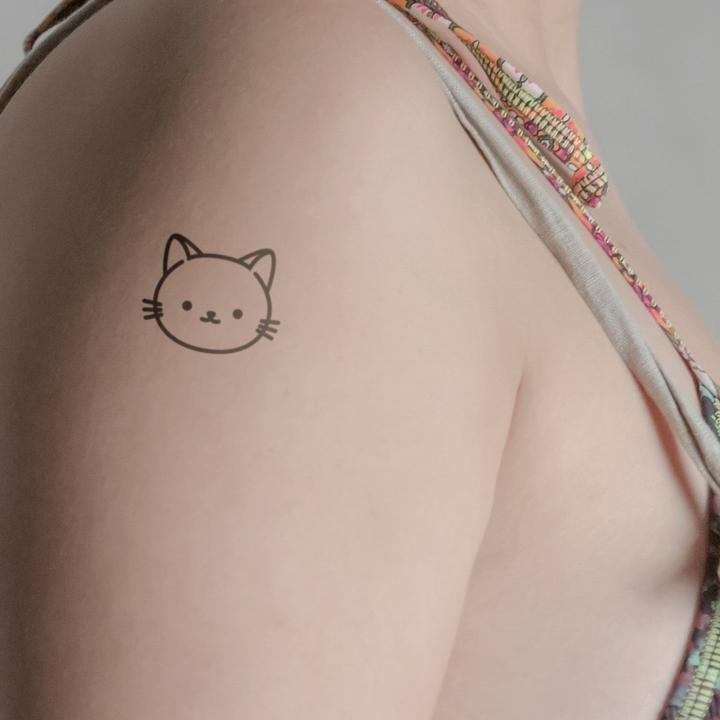 Immagine prodotto minink Tatuaggio temporaneo - Gatto carino
