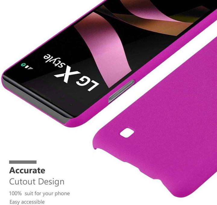 Image du produit Cadorabo Couverture rigide Frosty Cover (LG X Power)