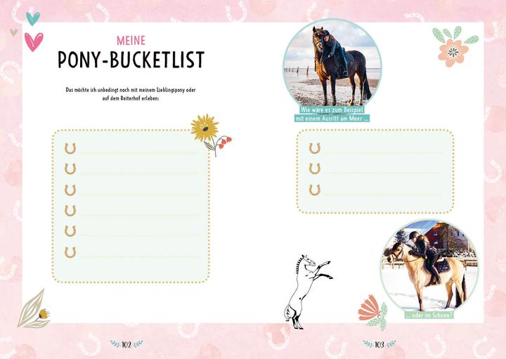 Image du produit #ponylife – Mein Pferde-Mitmach-Journal von den Social-Media-Stars Lia und Lea (Allemand, Lea Schirdewahn, Carola de Chaudière, Lia Beckmann, 2022)