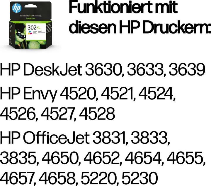Produktbild HP 302xl (M, C, Y)