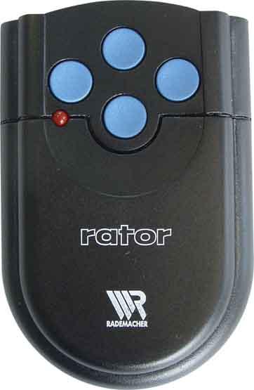 Image du produit Rademacher RAD 80000028 Télécommande Keeloq à 4 boutons avec étiquette autocollante (émetteur portatif)