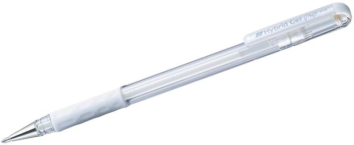 Produktbild Pentel Hybrid Gel Grip (Weiss, Transparent, 1 x)