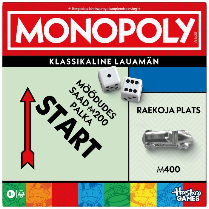 Monopoly HAS MON boardgame Classic Refresh EST (Estnisch)