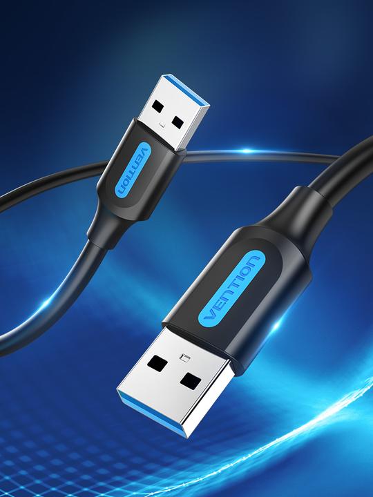 Produktbild Vention USB 3.0 cable CONBH 2m Black PVC (2 m, USB 3.2 Gen 1)