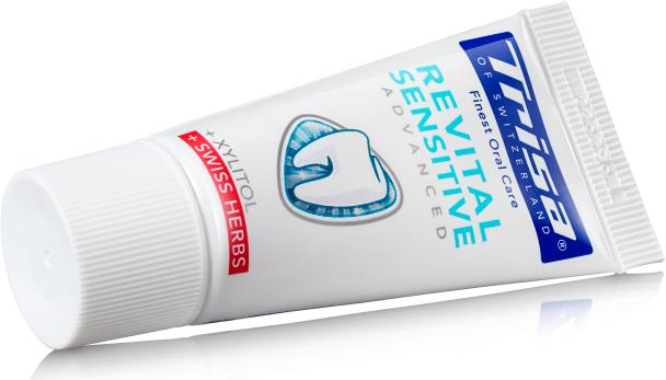 Actual product image Trisa Toothpaste Revital Sensitive (15 ml)