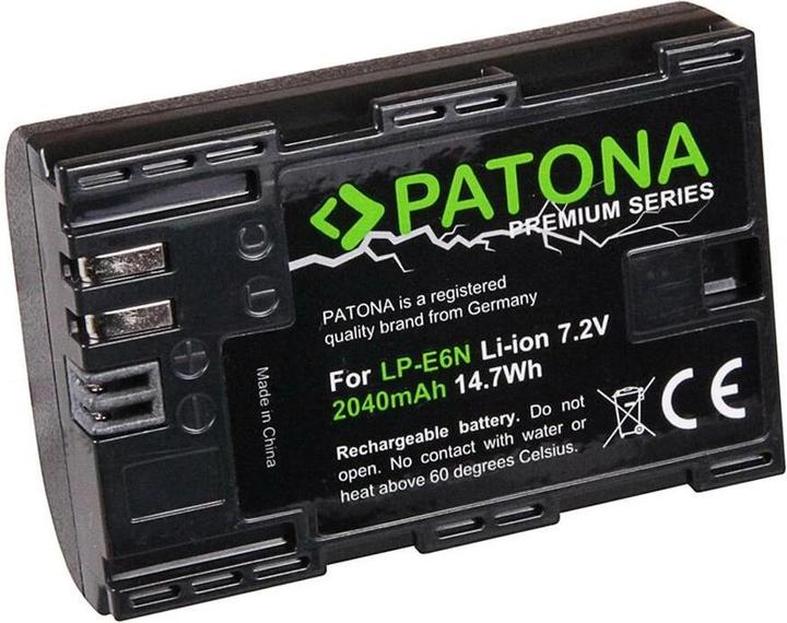 Actual product image Patona Canon LP-E6N (Rechargeable battery)