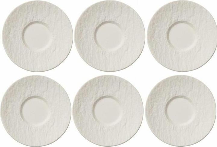 Soucoupe pour moka/espresso Manufacture Rock blanc (1 x)