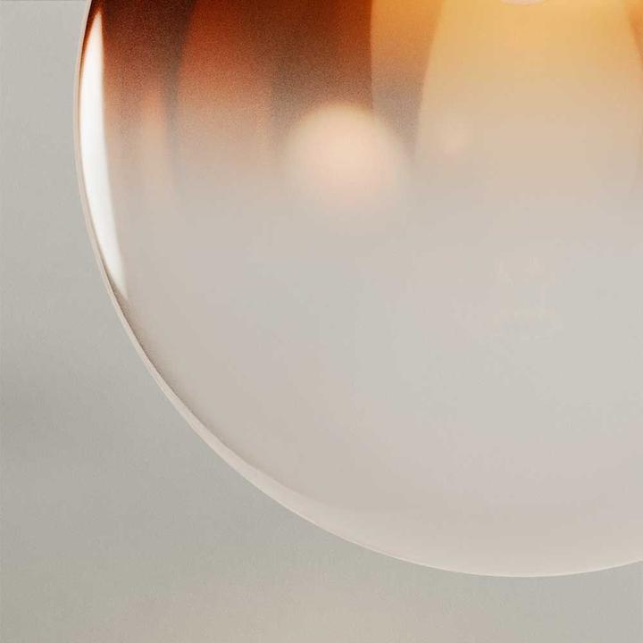 Black, Copper gradient glass