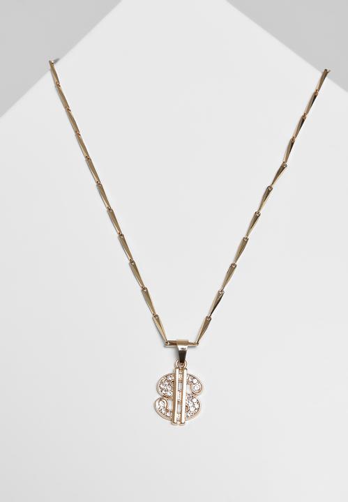 Produktbild Urban Classics Small Dollar Necklace (40% Messing, 60% Zink)