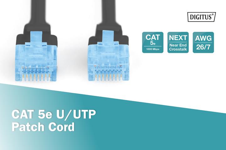 Actual product image Digitus Network cable (U/UTP, CAT5e, 0.50 m)