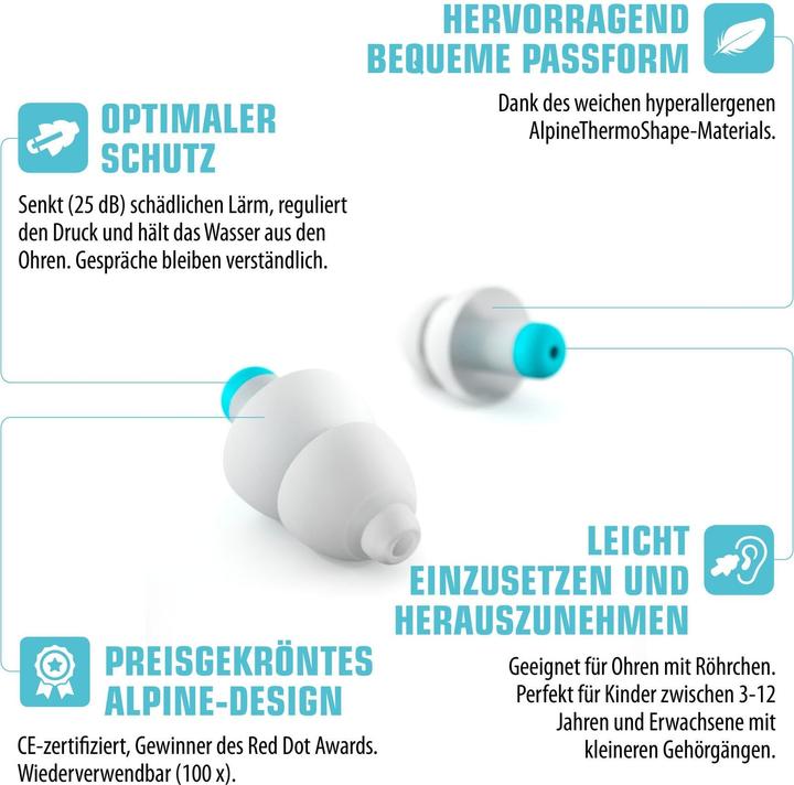 Actual product image Alpine Pluggies Kids (2 x)