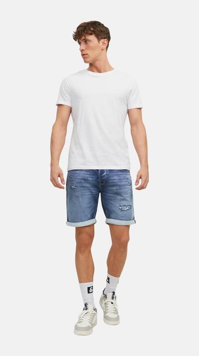 Actual product image Jack & Jones Rick Icon GE 633 Indigo Knit Jean Shorts (XXL)