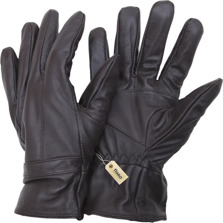 Image du produit Floso Gants en cuir véritable pour homme (peaux d'ovins) (L, XL)