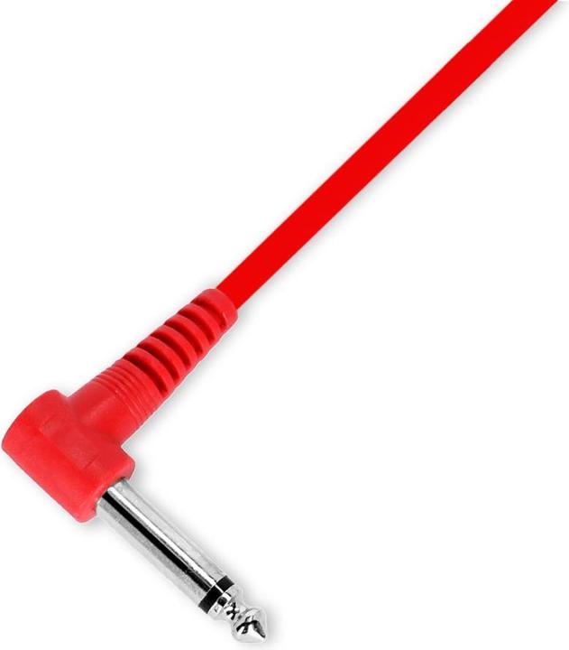 Produktbild Adam Hall 3 STAR IRR 0030 SET - Patchkabel 6er Set verschiedene Farben Winkelklinke TS | 0.3 m (0.30 m)