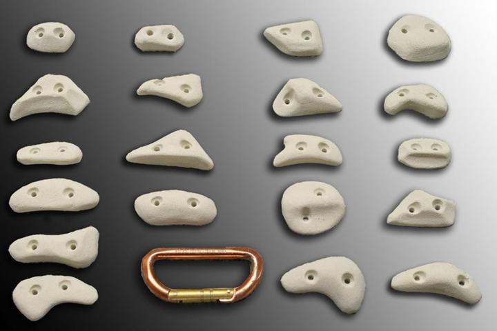Produktbild Move It Climbingholds Footsteps 3 Spax Klettergriffe XS (Grau)