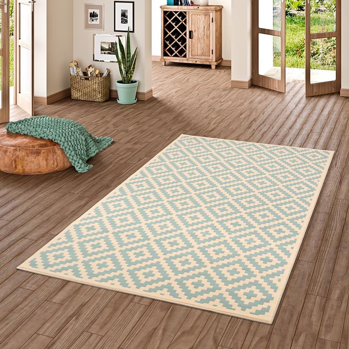 Produktbild Pergamon Designer Kurzflor Teppich Moderne Muster (80 x 150 cm)