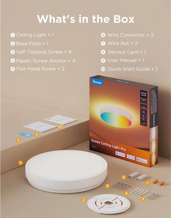 Productafbeelding Govee Plafondlamp (3500 lm)