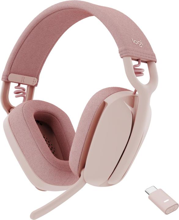 Productafbeelding Logitech ZONE VIBE WIRELESS MS - ROSE,A00167/A00172,MS,MFI - EMEA (20 h, Draadloze)