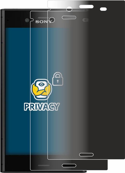 Actual product image BROTECT Anti-spy privacy film Blue light protection film (2 Piece, Sony Xperia XZ1)